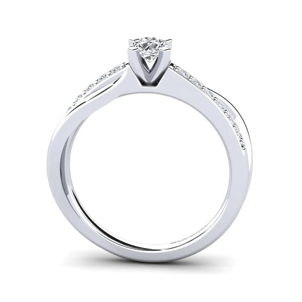 Engagement ring Viviette 0.25 carat