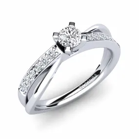 Engagement ring Viviette 0.25 carat