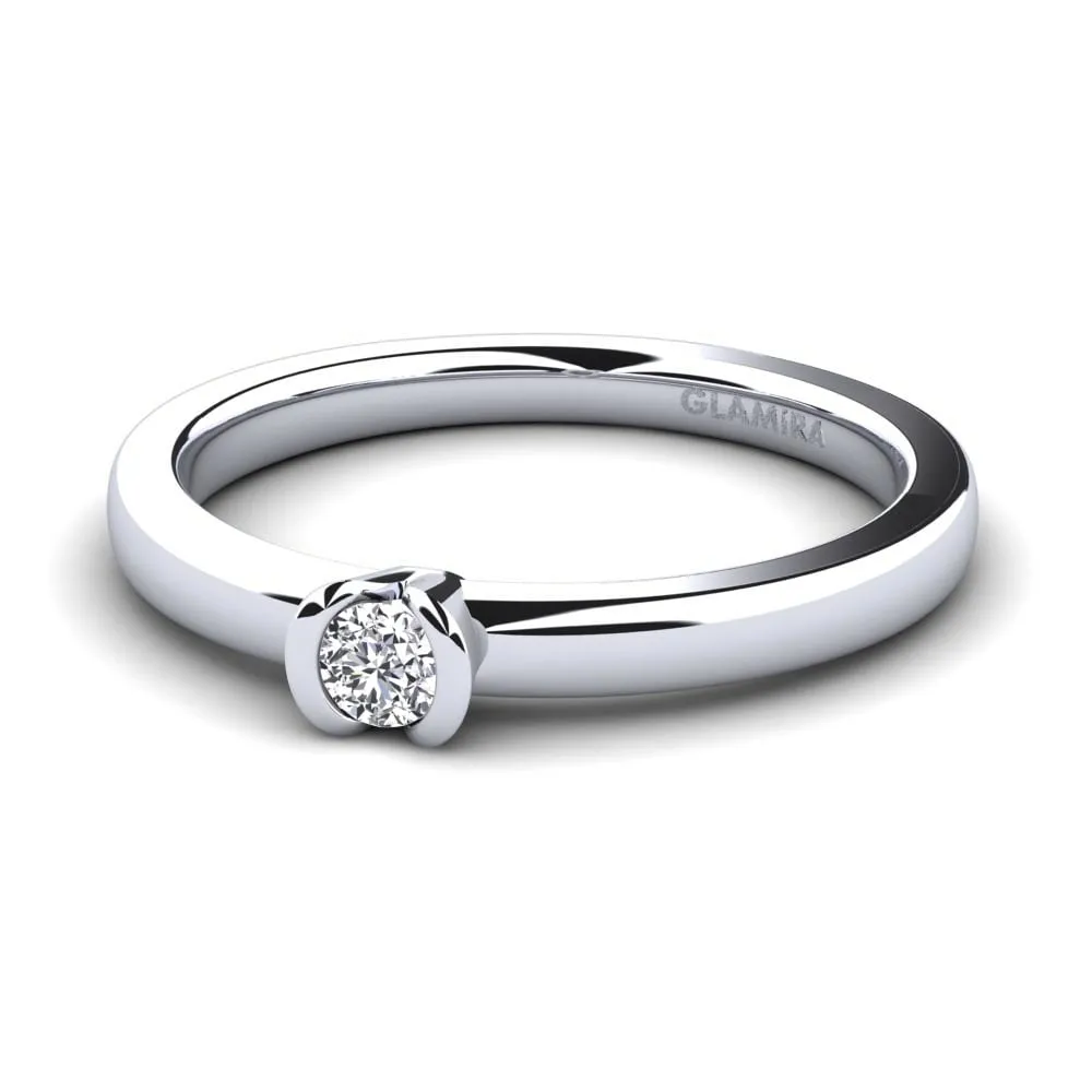 Farrah engagement ring 0.1 carat