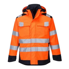 Fashionable Flame Resistant Rain Jacket with Multiple Safety Standards - Arc