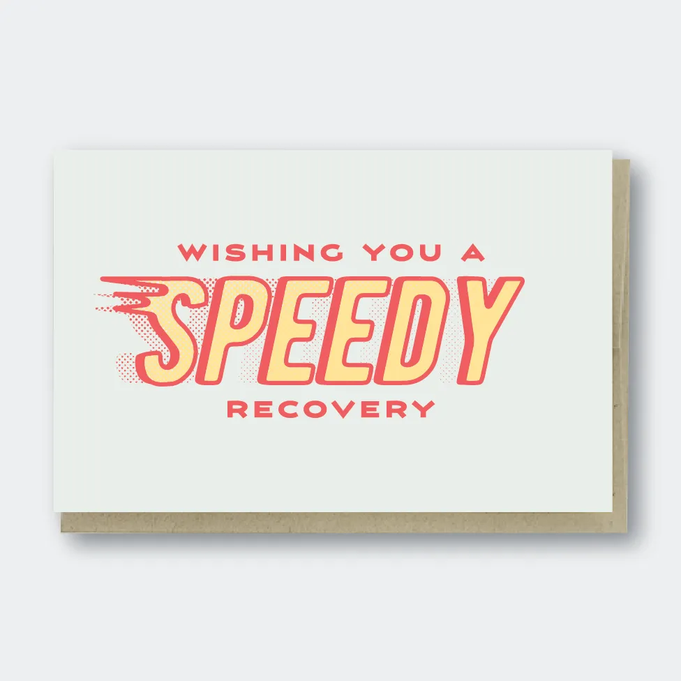 Fast Recovery Good Wishes Card