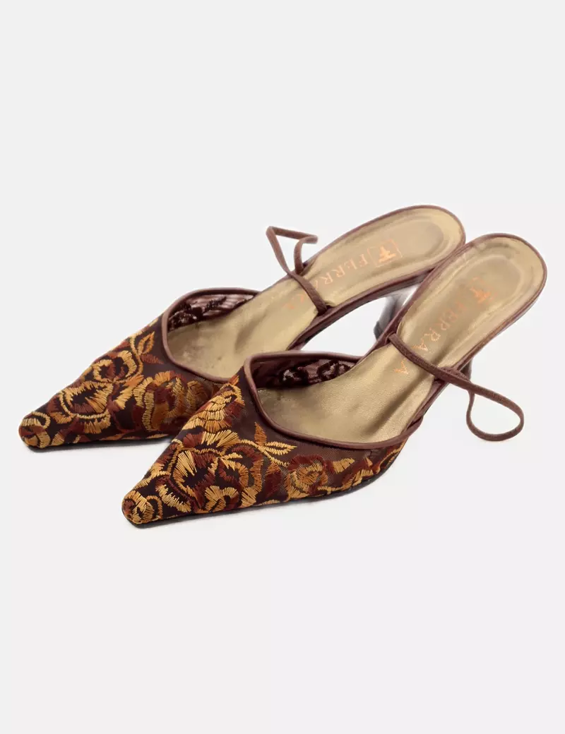 Ferrara Mules can be rewritten as Stylish Mules from Ferrara.