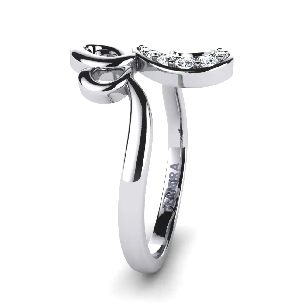 Glamira E Initial Ring