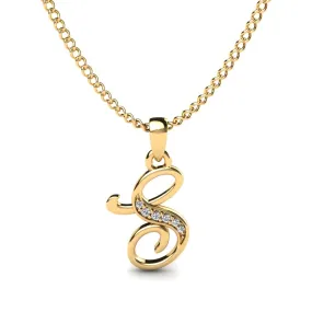 Glamira S Initials Pendant