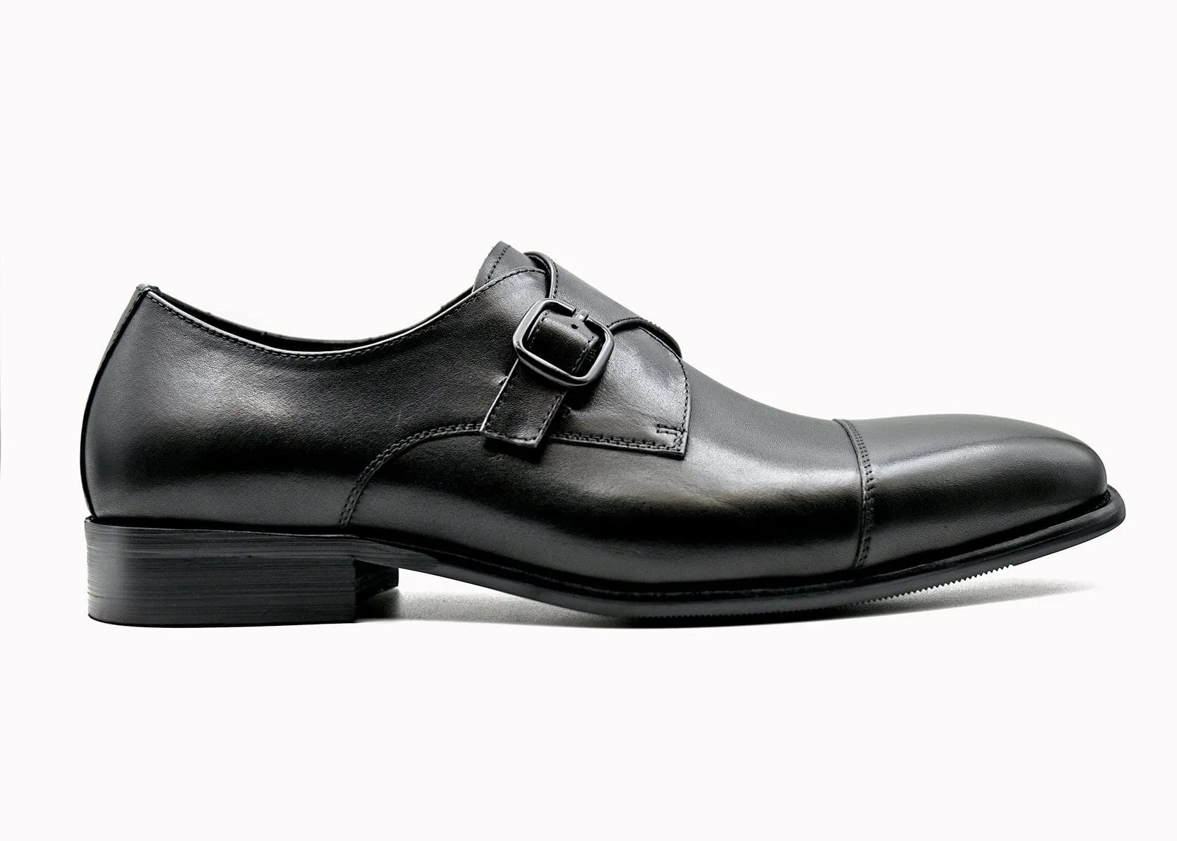 GLORY | Black Single Monkstrap