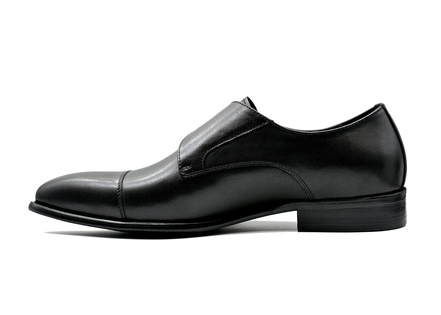 GLORY | Black Single Monkstrap