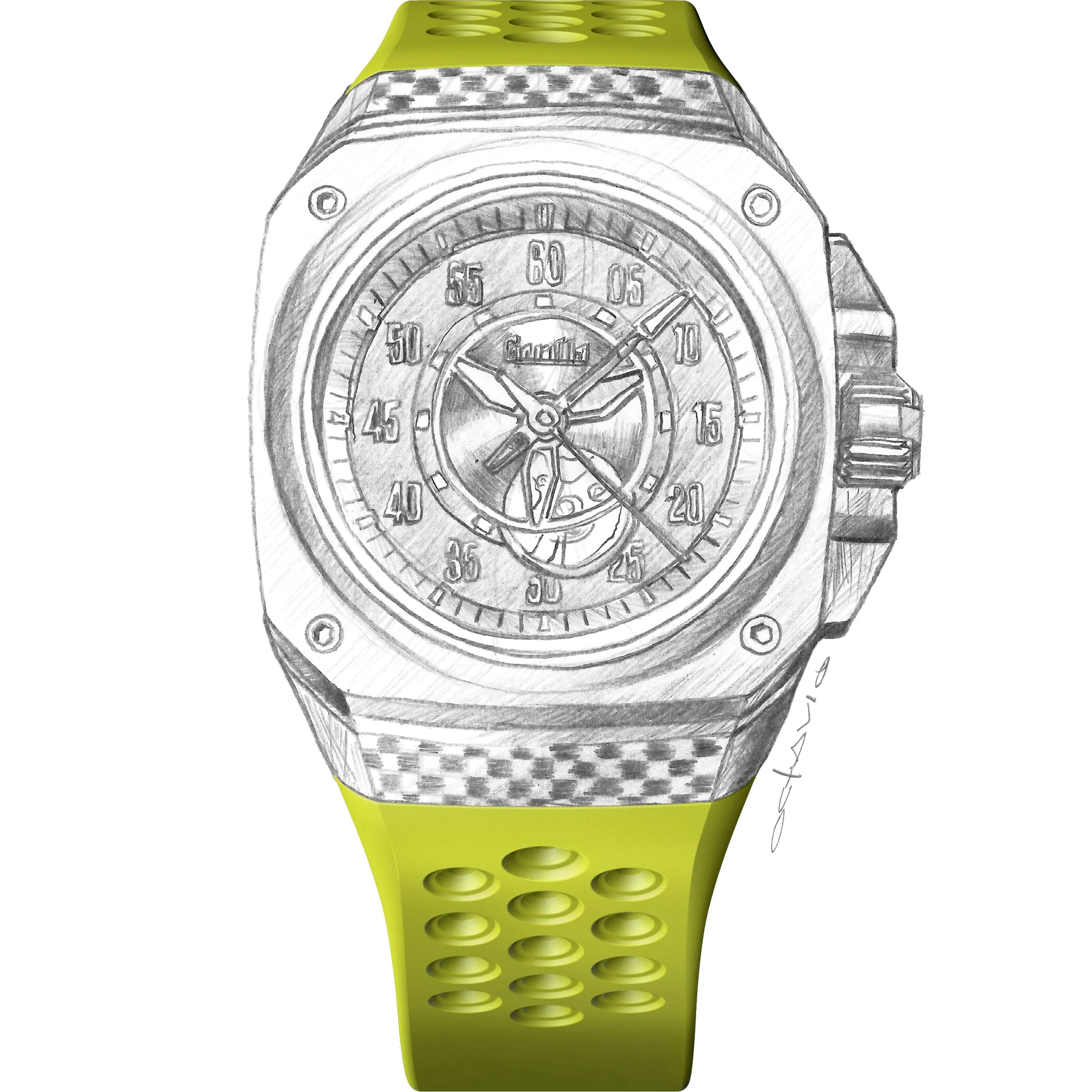 Gorilla Watch Band - Vibrant Green