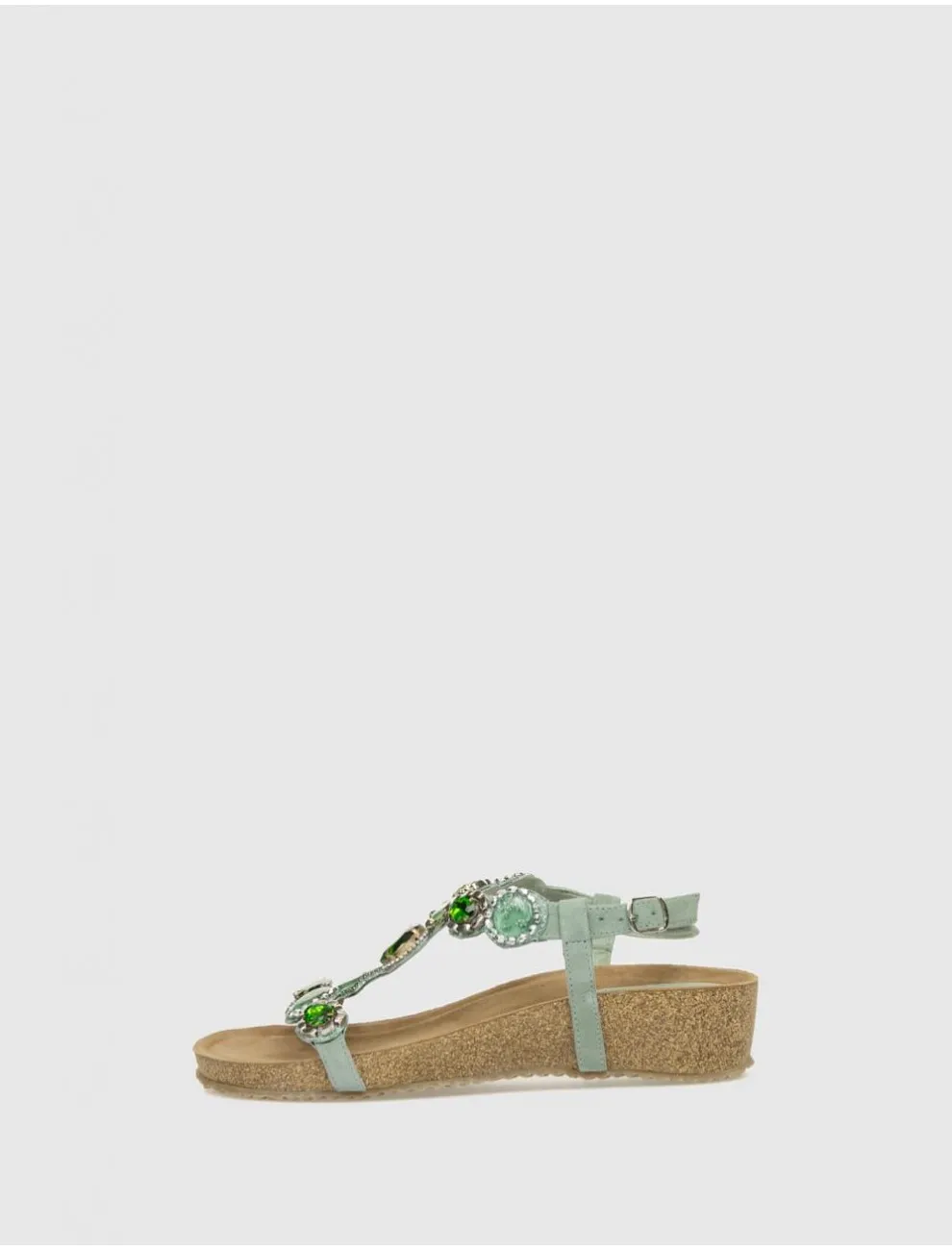 Green Leiko Sandals, Obvio Shoes