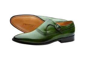 Green Monk Strap Brogue