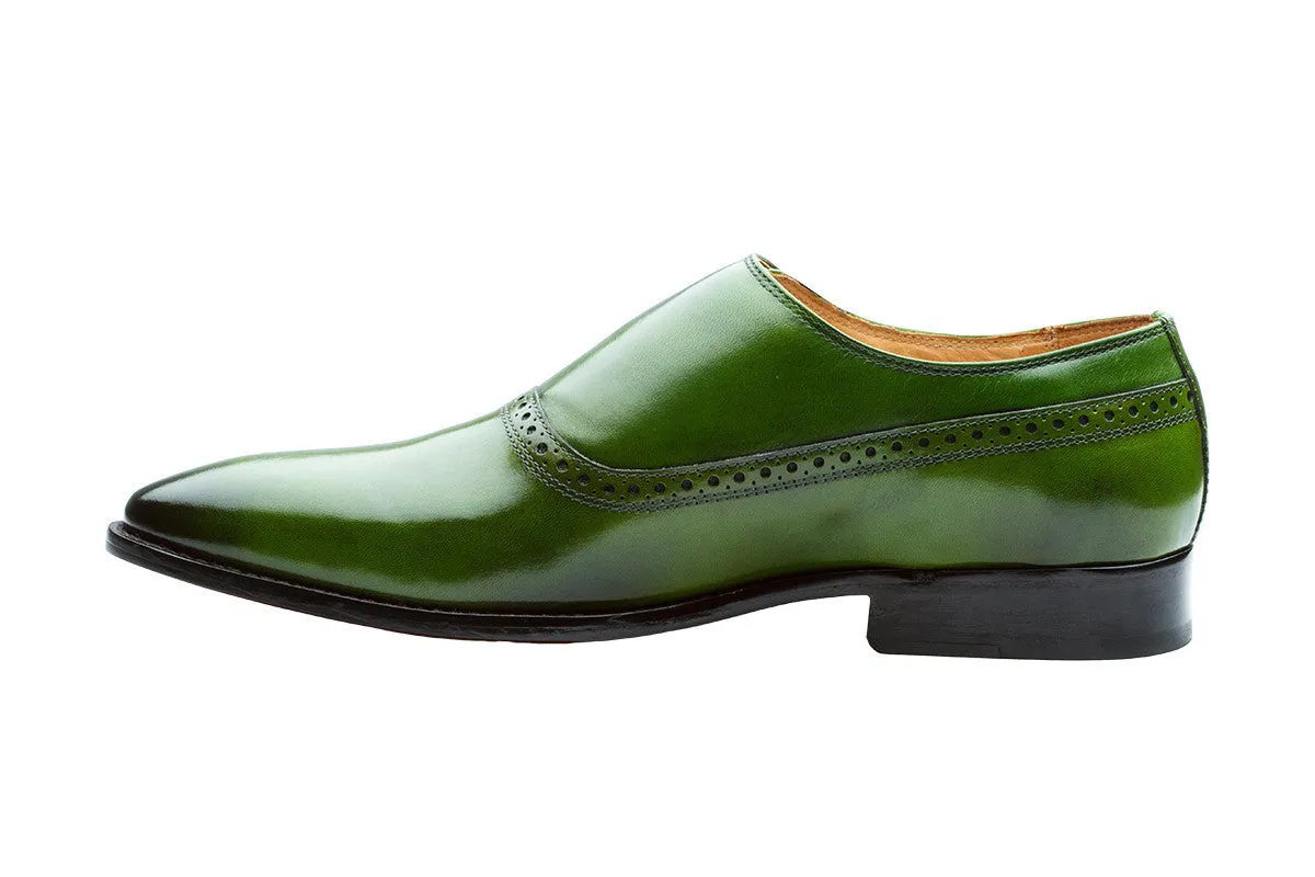 Green Monk Strap Brogue