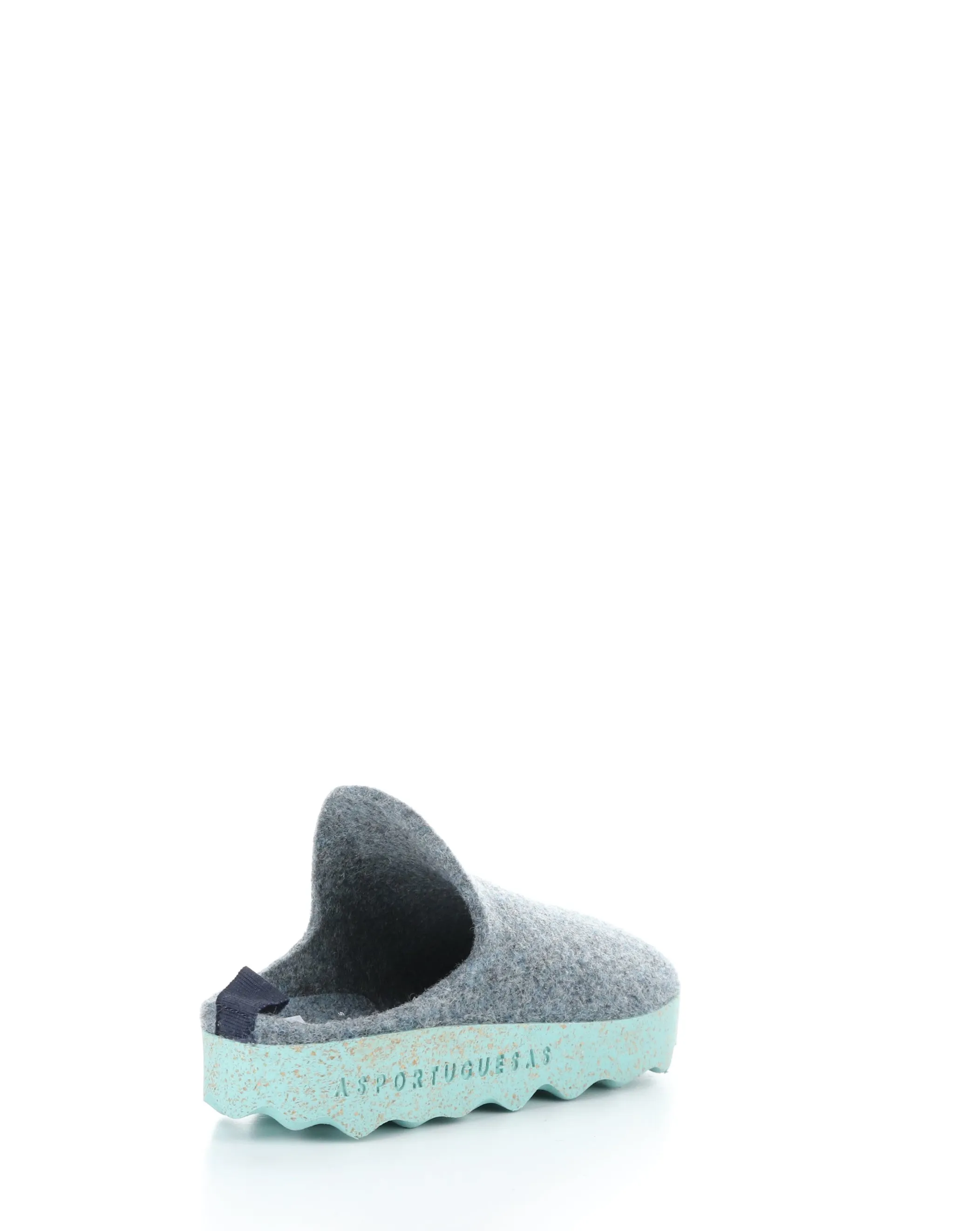 Grey Blue Slip-on Mules - COME023ASP 065