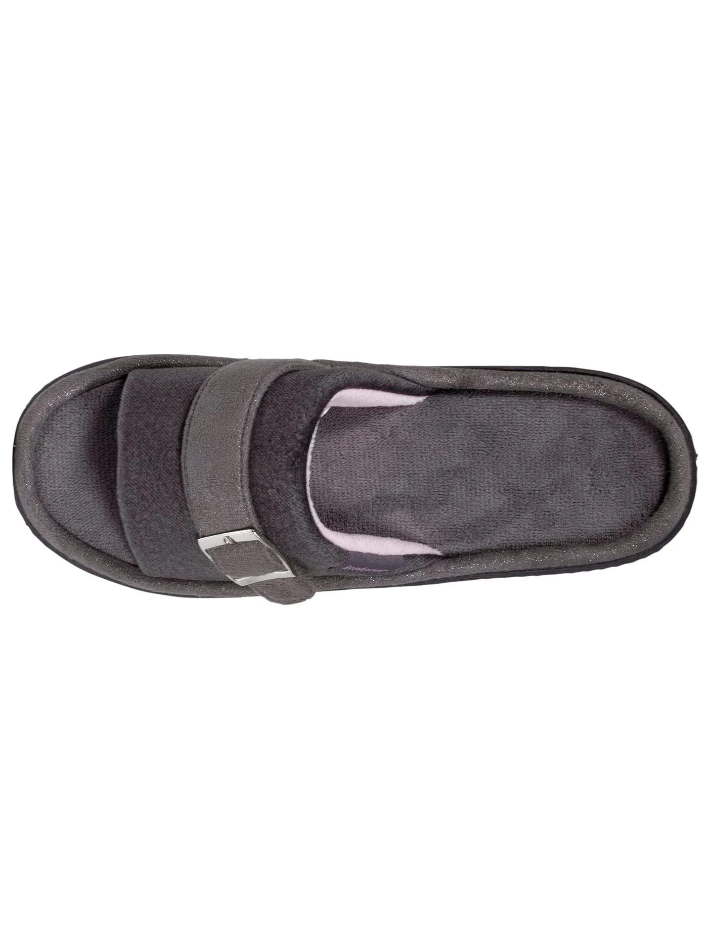 Grey Women's Slip-On Sandals