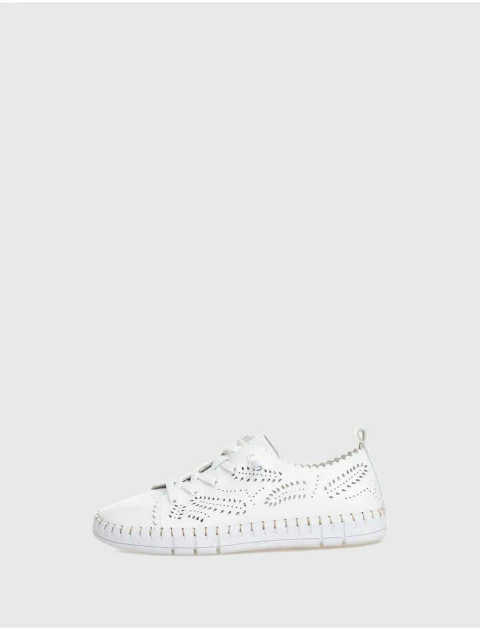 Happy Monk Cretta-014 White Sneaker