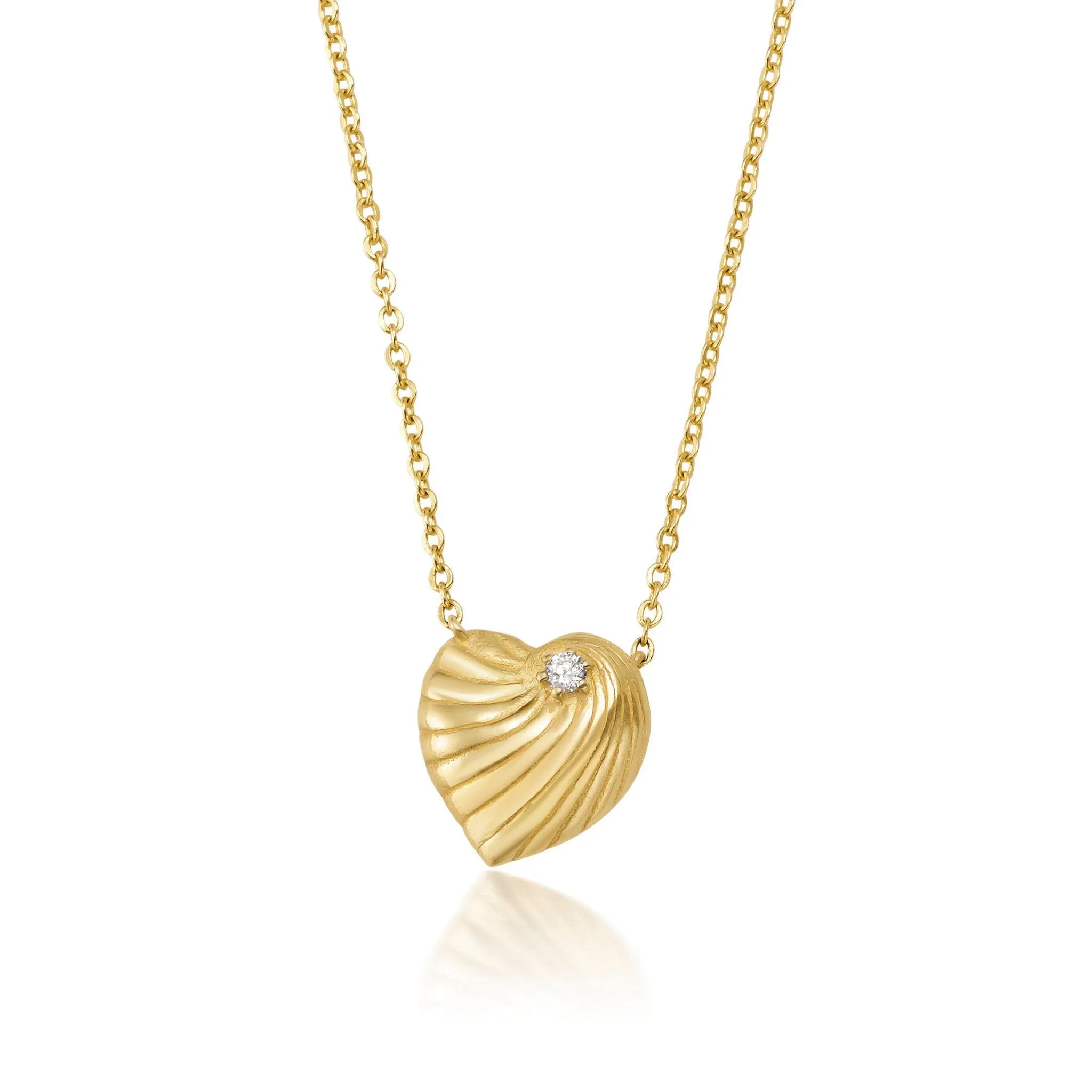 Heart Shell Necklace - Beach-inspired Jewelry