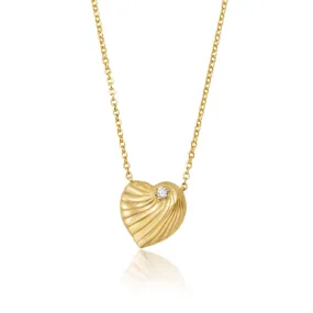 Heart Shell Necklace - Beach-inspired Jewelry