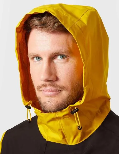 Helly Hansen Vancouver Rain yellow jacket for men.