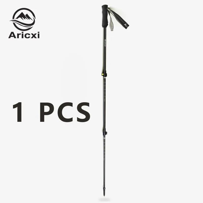 Hiking Pole / Ultralight Carbon Fiber Nordic Walking Stick 340g Aricxi - Flip Locks Ultralight