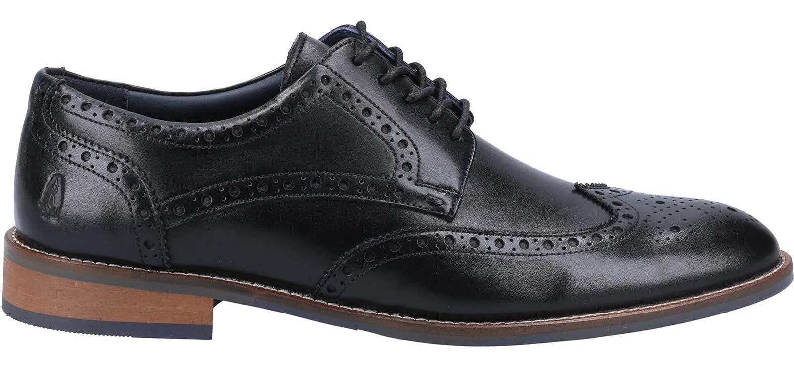 Hush Puppies Dustin Leather Brogue Shoe - Men's Lace Up