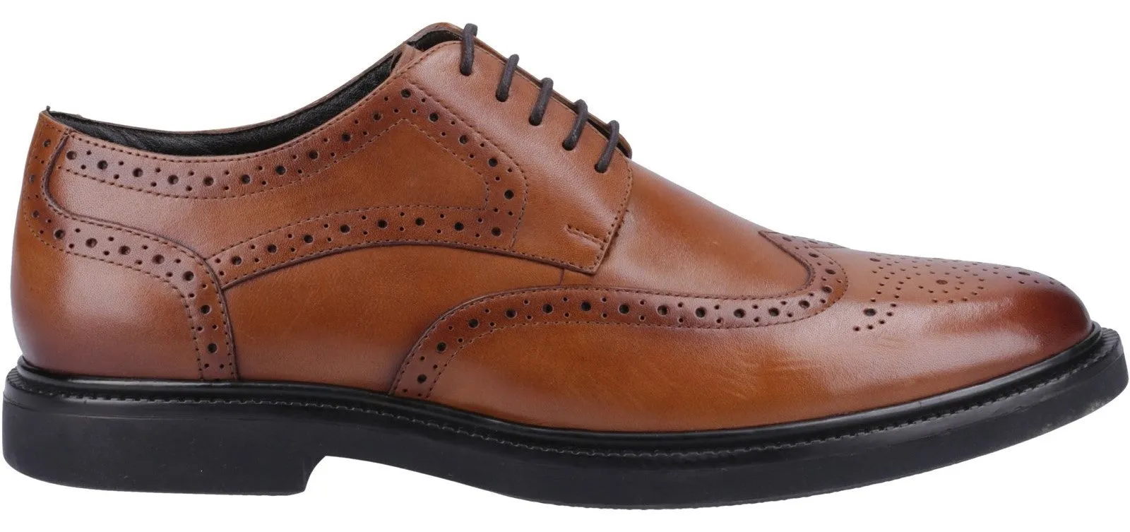 Hush Puppies Kingston Brogue Men's Leather Lace Up Shoe.