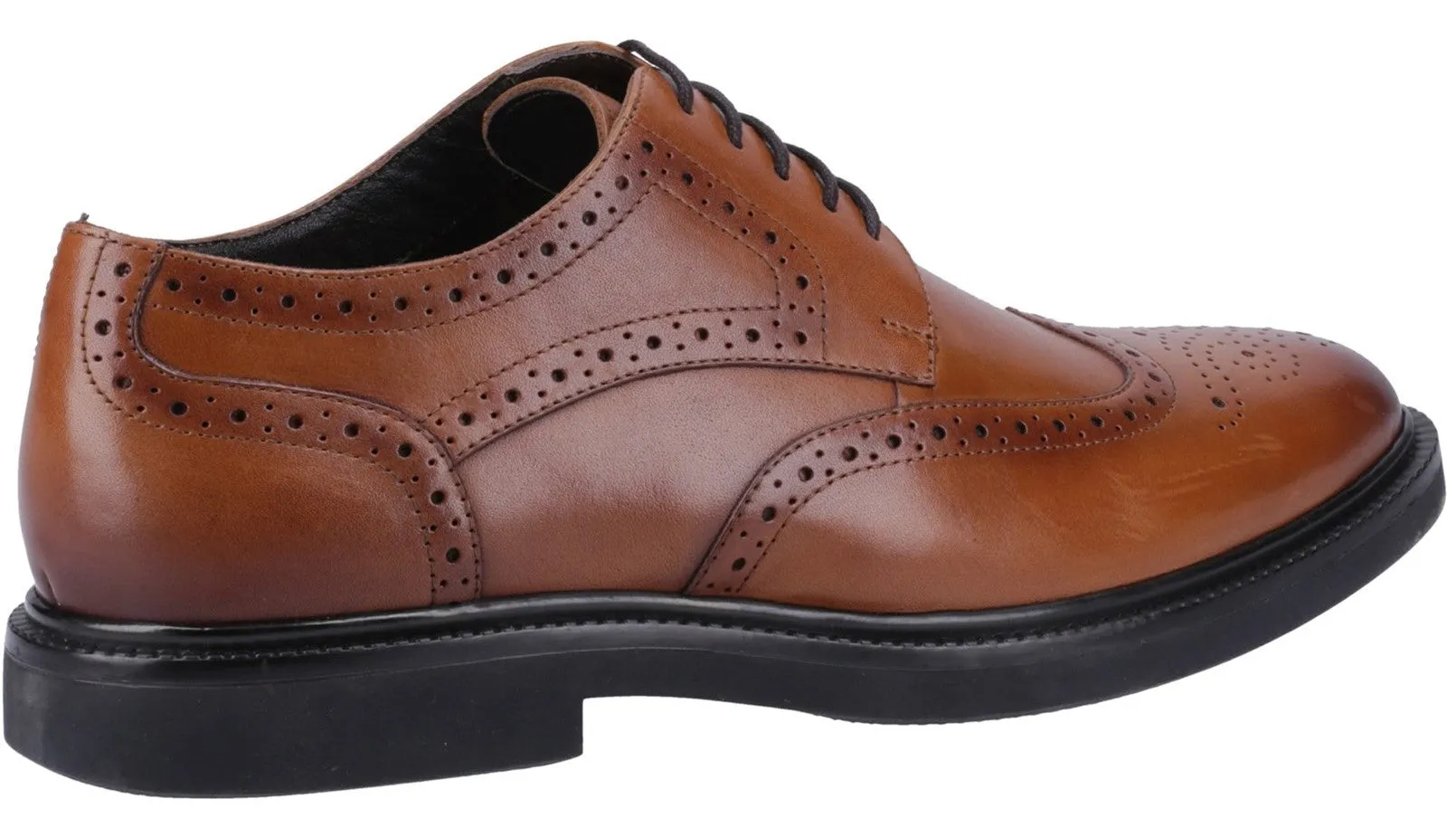 Hush Puppies Kingston Brogue Men's Leather Lace Up Shoe.