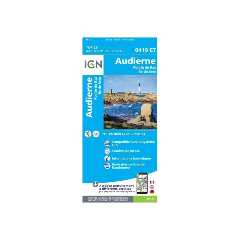 IGN  Audierne / Pointe Du Raz