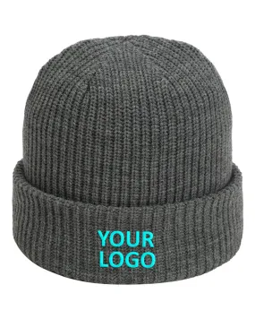 Imperial The Mogul Cuffed Custom Beanies, Heather Grey