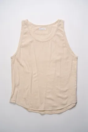 Indi + Ash Ripley Tank Handwoven Kala Cotton - Natural