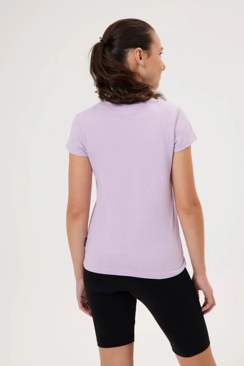 INSPORT JUNIOR EVIE ORCHID TEE - Kids' Orchid Tee by INSPORT Junior.