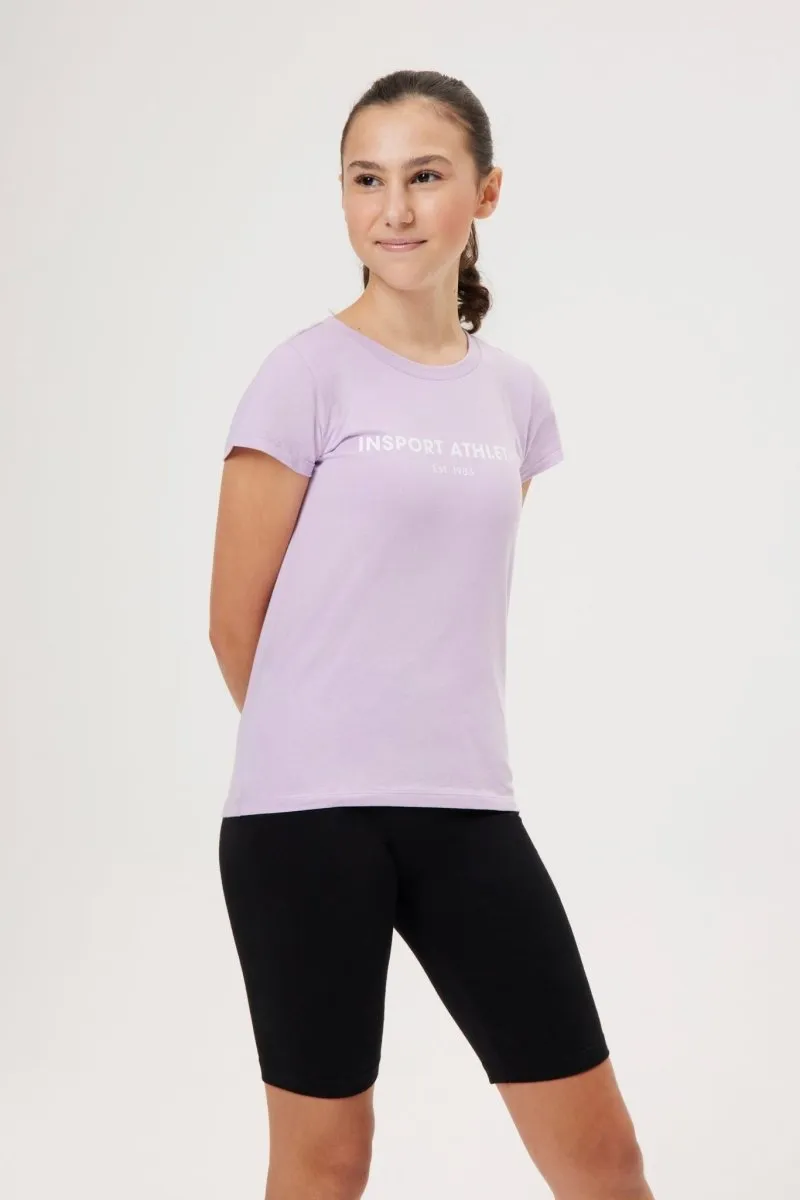 INSPORT JUNIOR EVIE ORCHID TEE - Kids' Orchid Tee by INSPORT Junior.