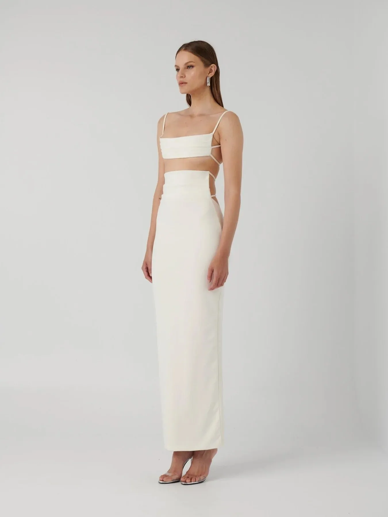 Jada Maxi Skirt Ivory