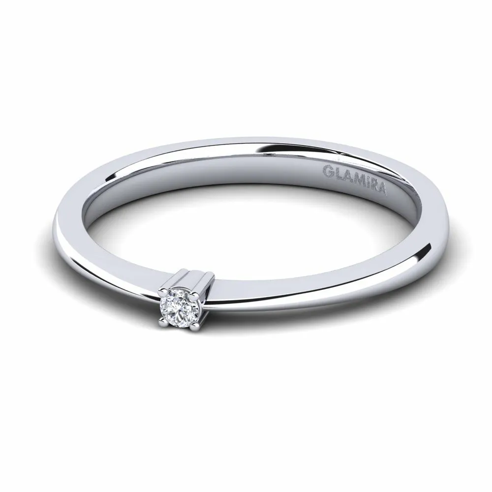 Julia engagement ring 0.03 carat