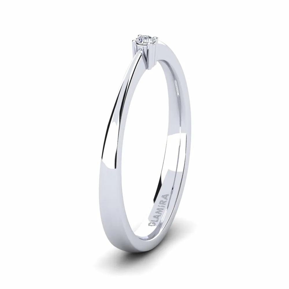 Julia engagement ring 0.03 carat