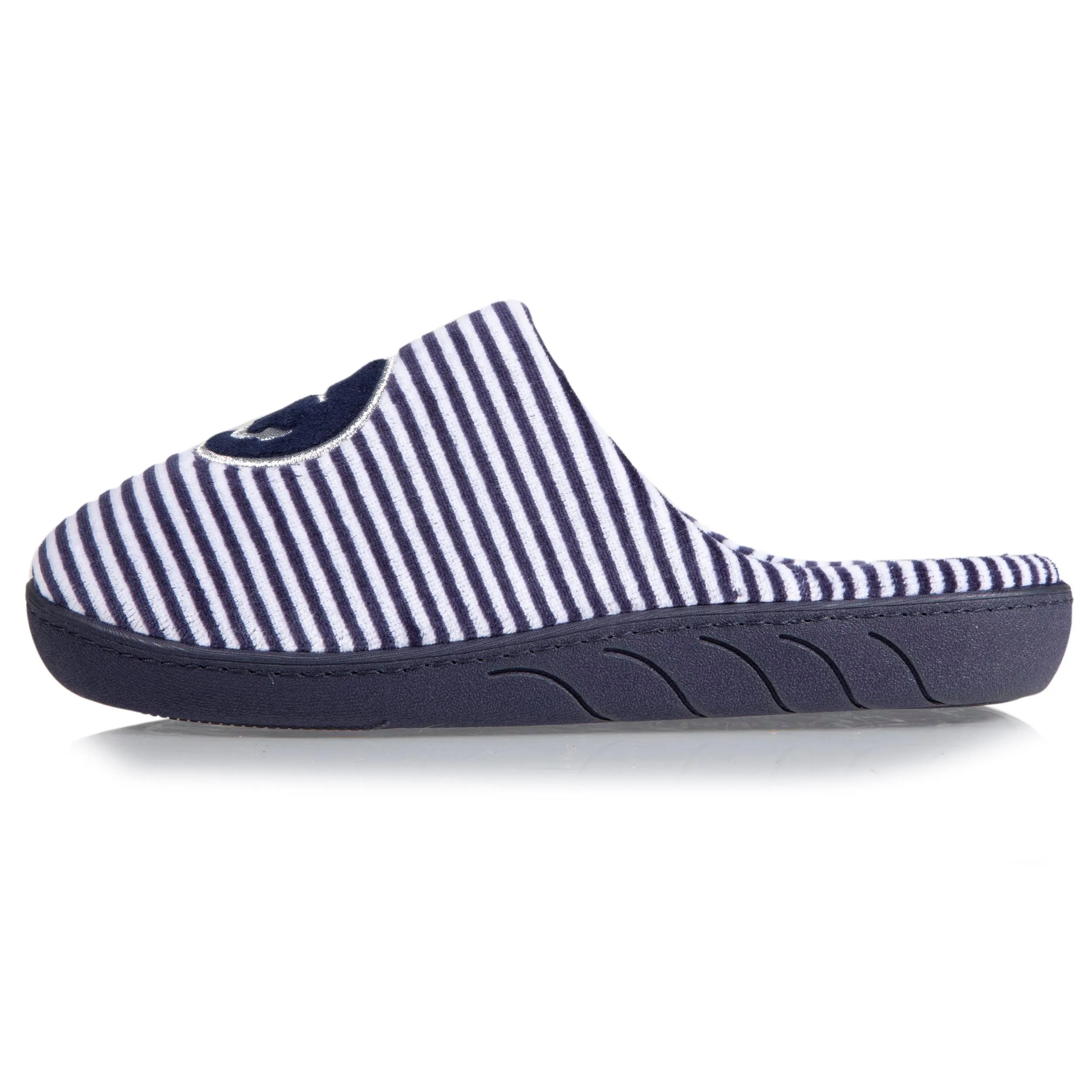 Junior Striped Mule Slippers.