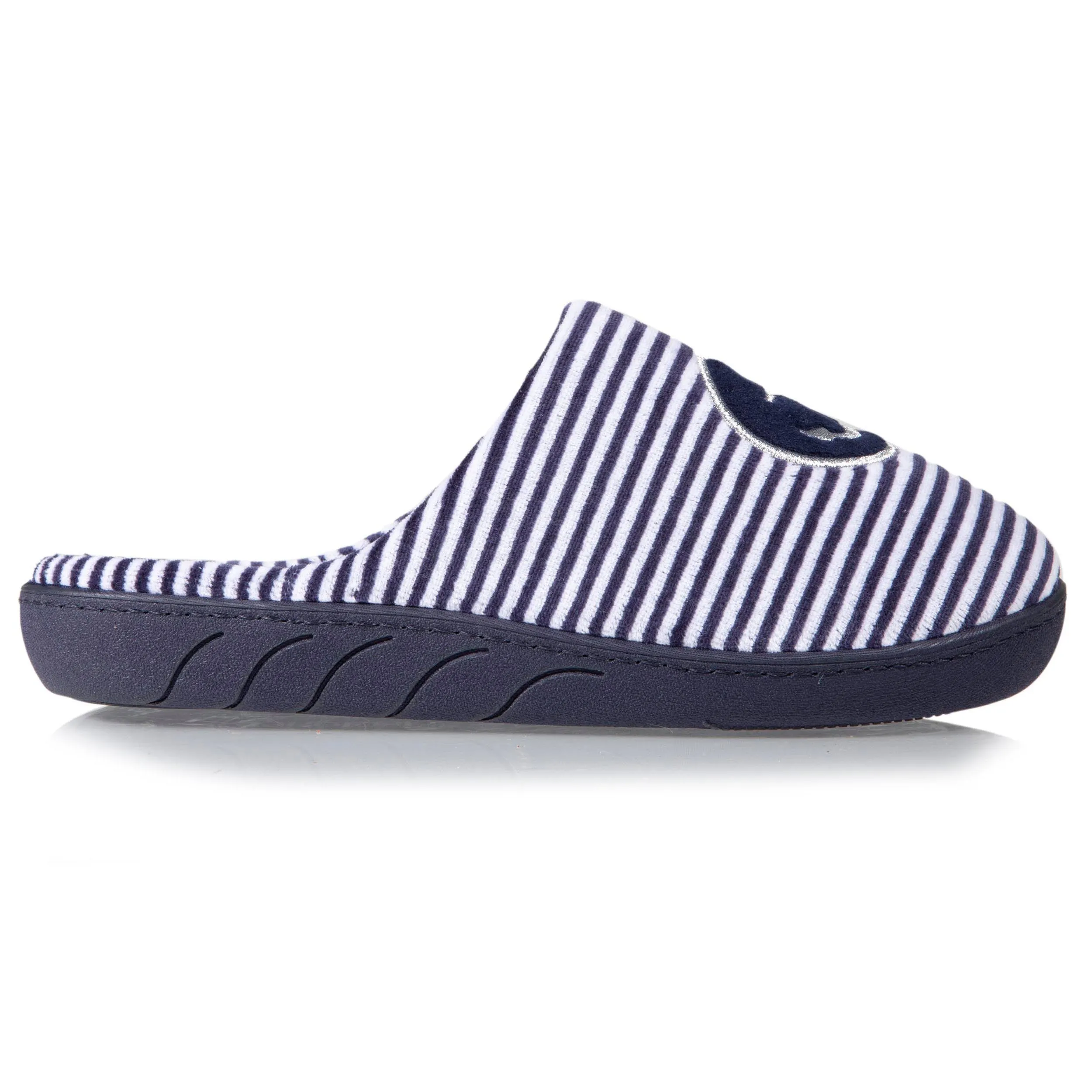 Junior Striped Mule Slippers.