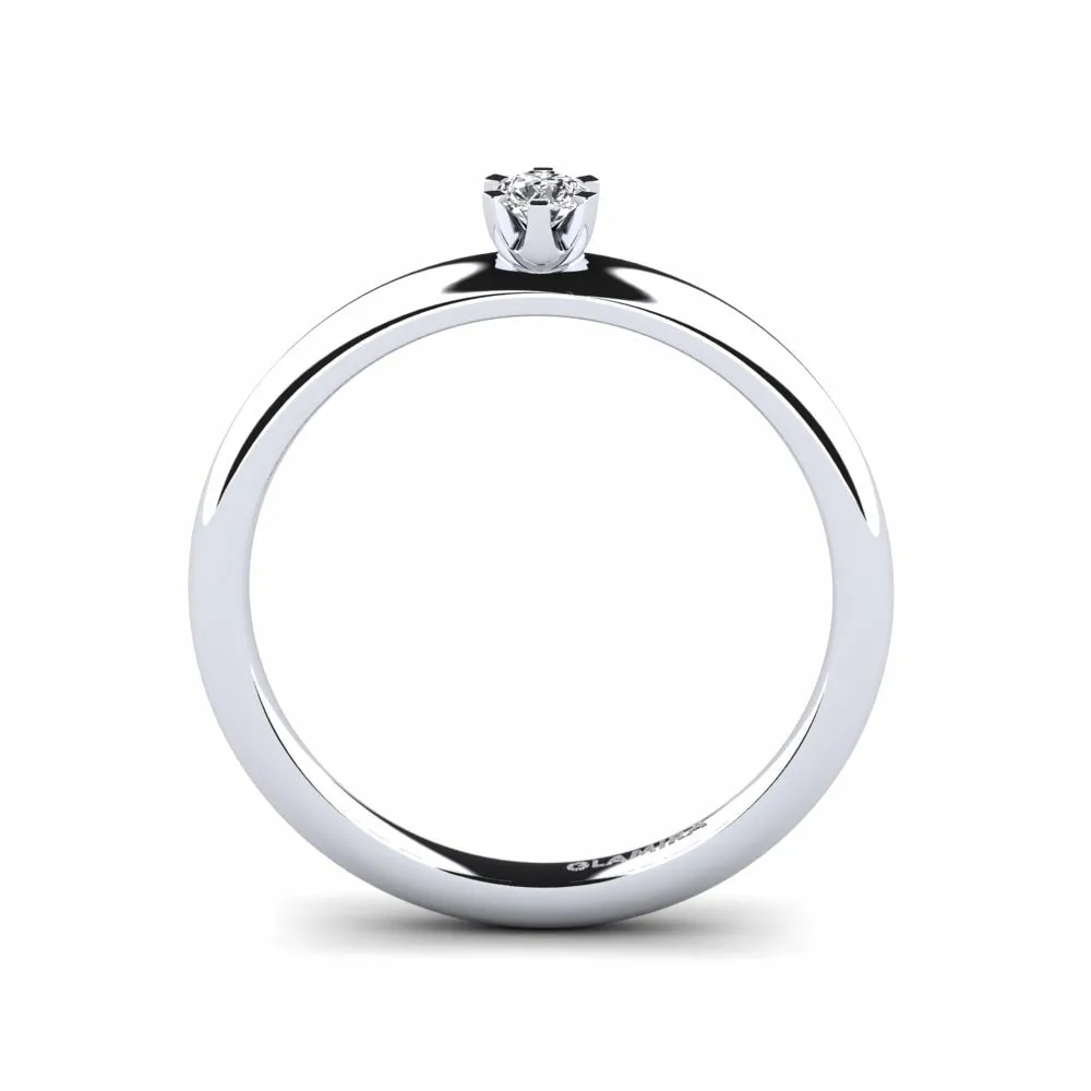 Katherina 0.1crt engagement ring