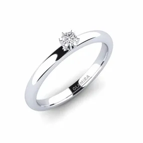 Katherina 0.1crt engagement ring