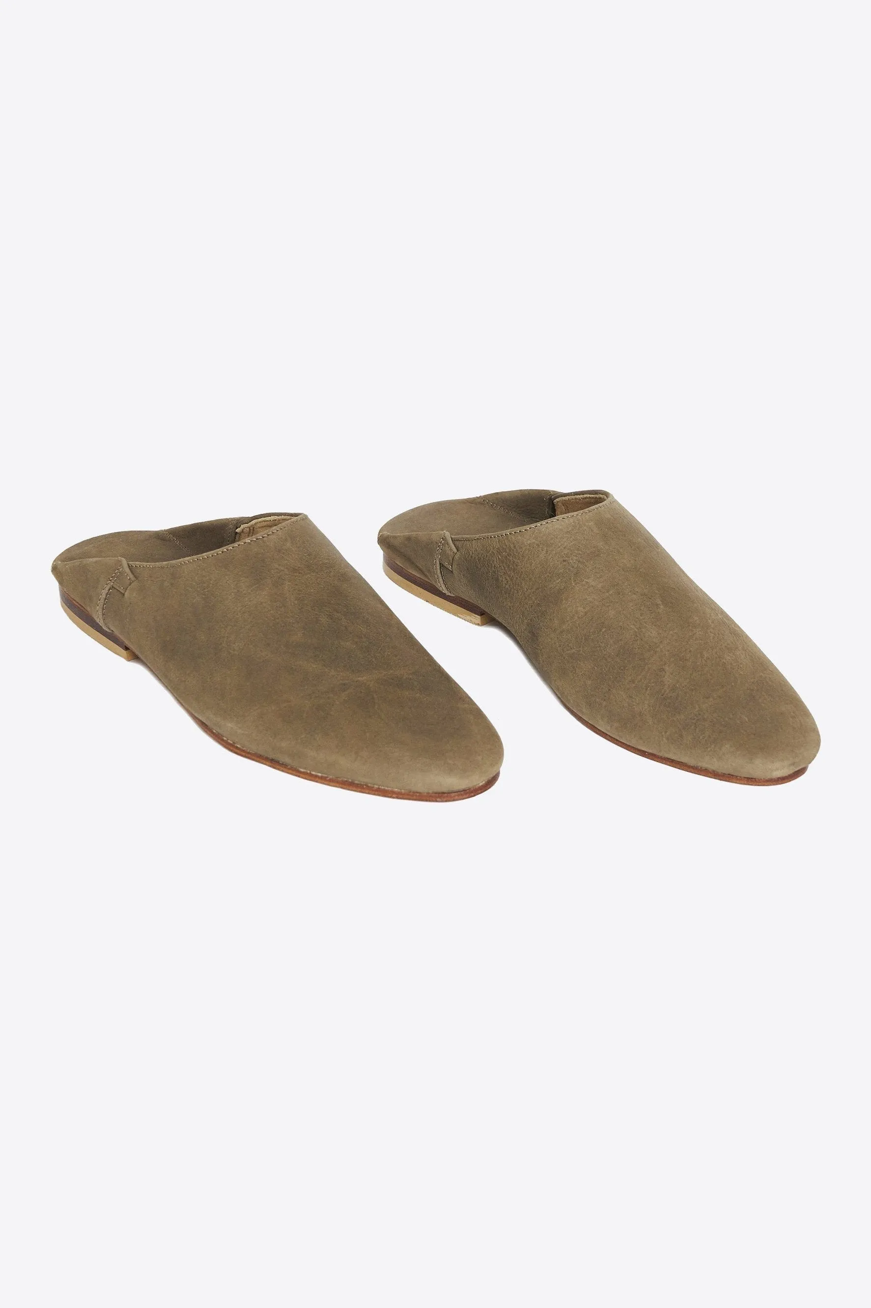 Leather Babucha Flat