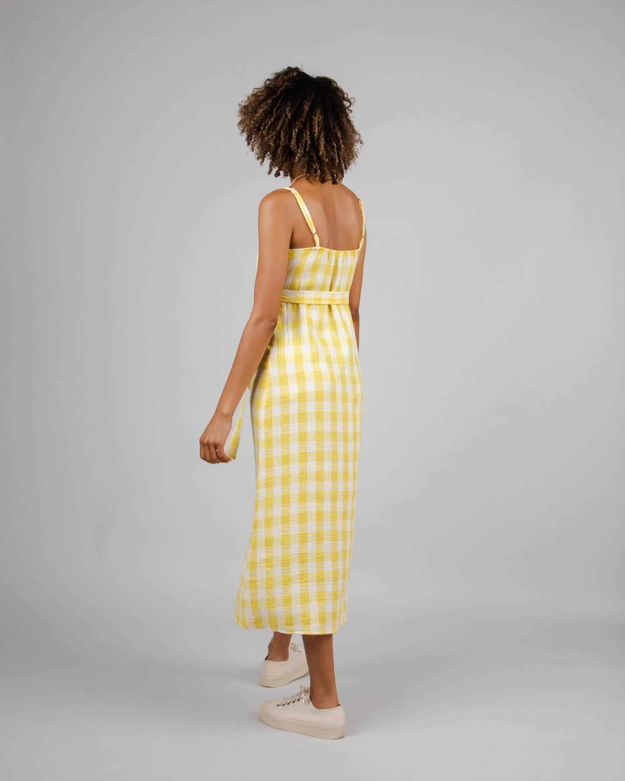 Lemon Lorena Strap Dress