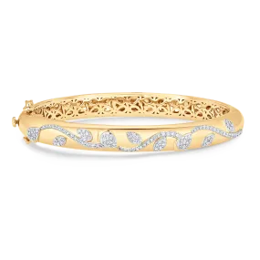 Lierre Reverie Marquise Diamond Pear Cluster Bangle