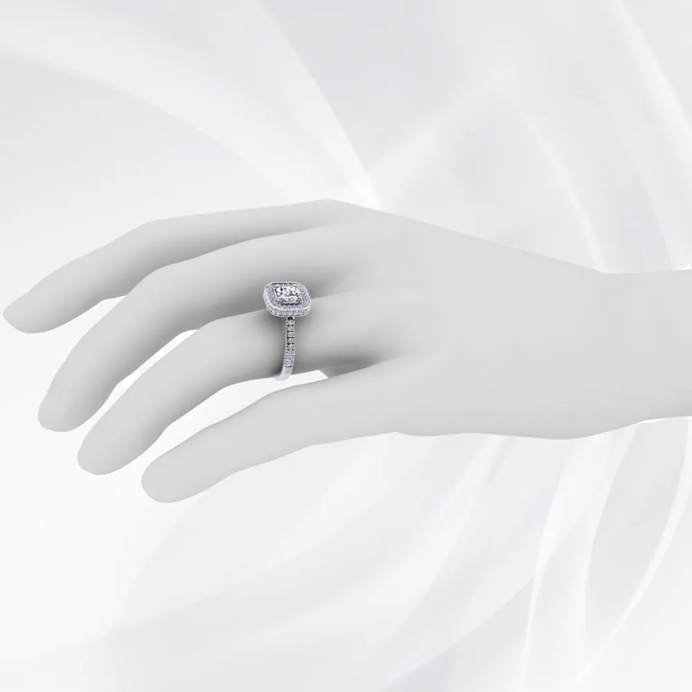 Lirio engagement ring