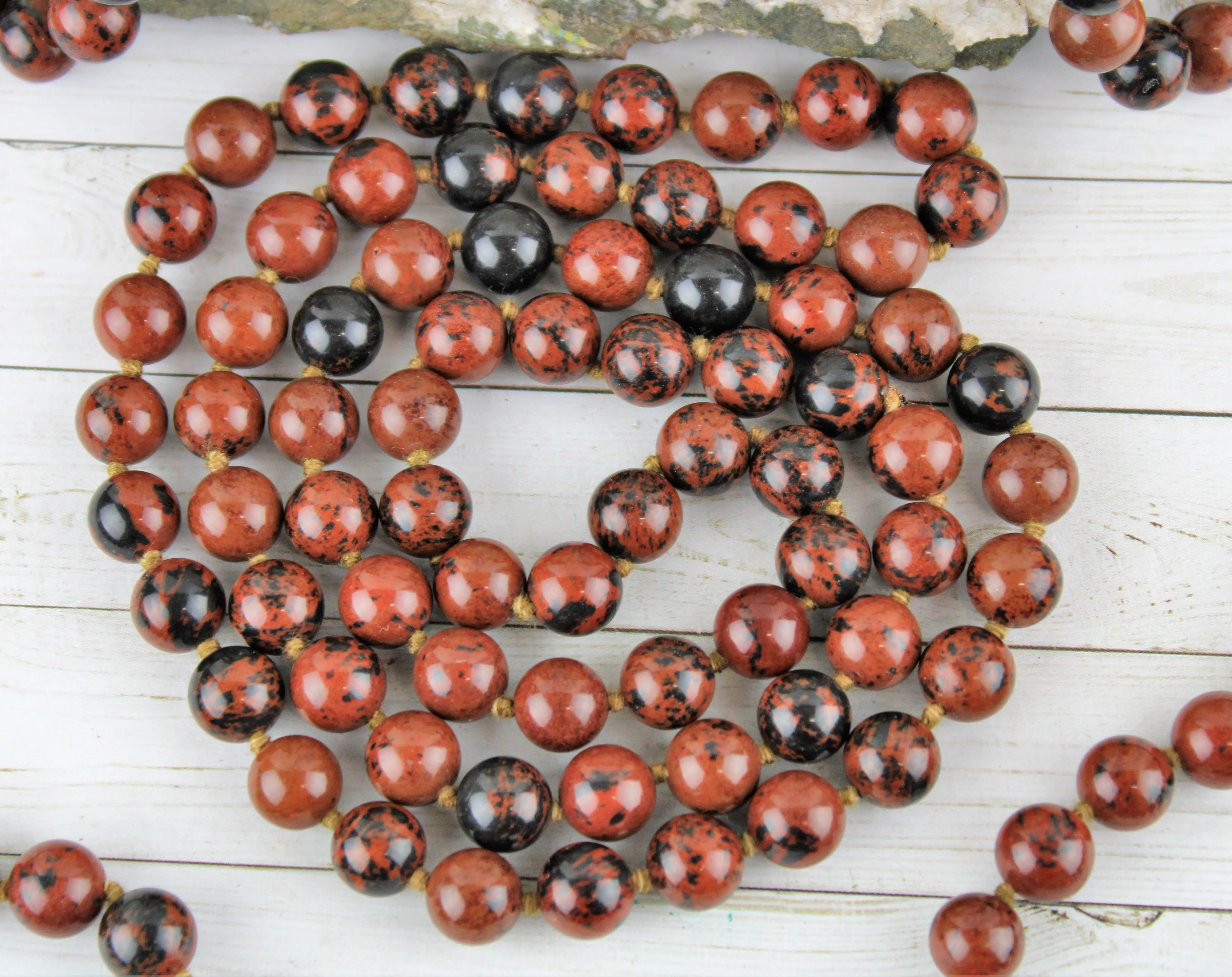 Mahogany Obsidian Necklaces