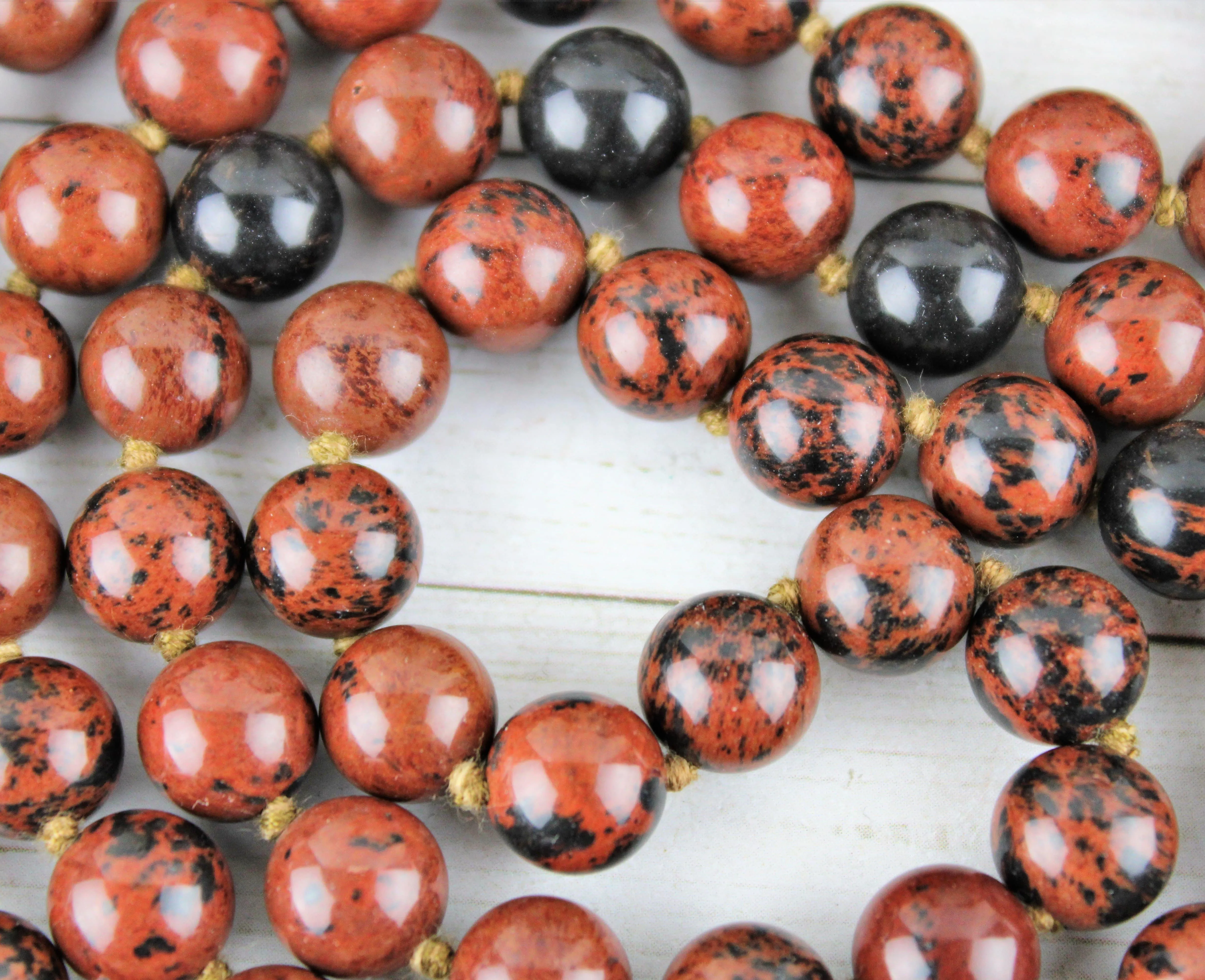 Mahogany Obsidian Necklaces