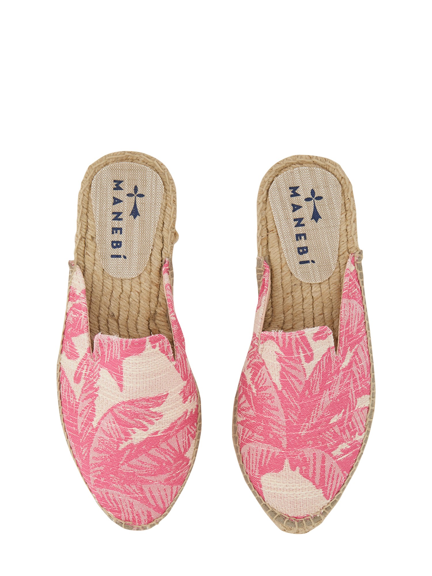 MANEBI canvas print mules