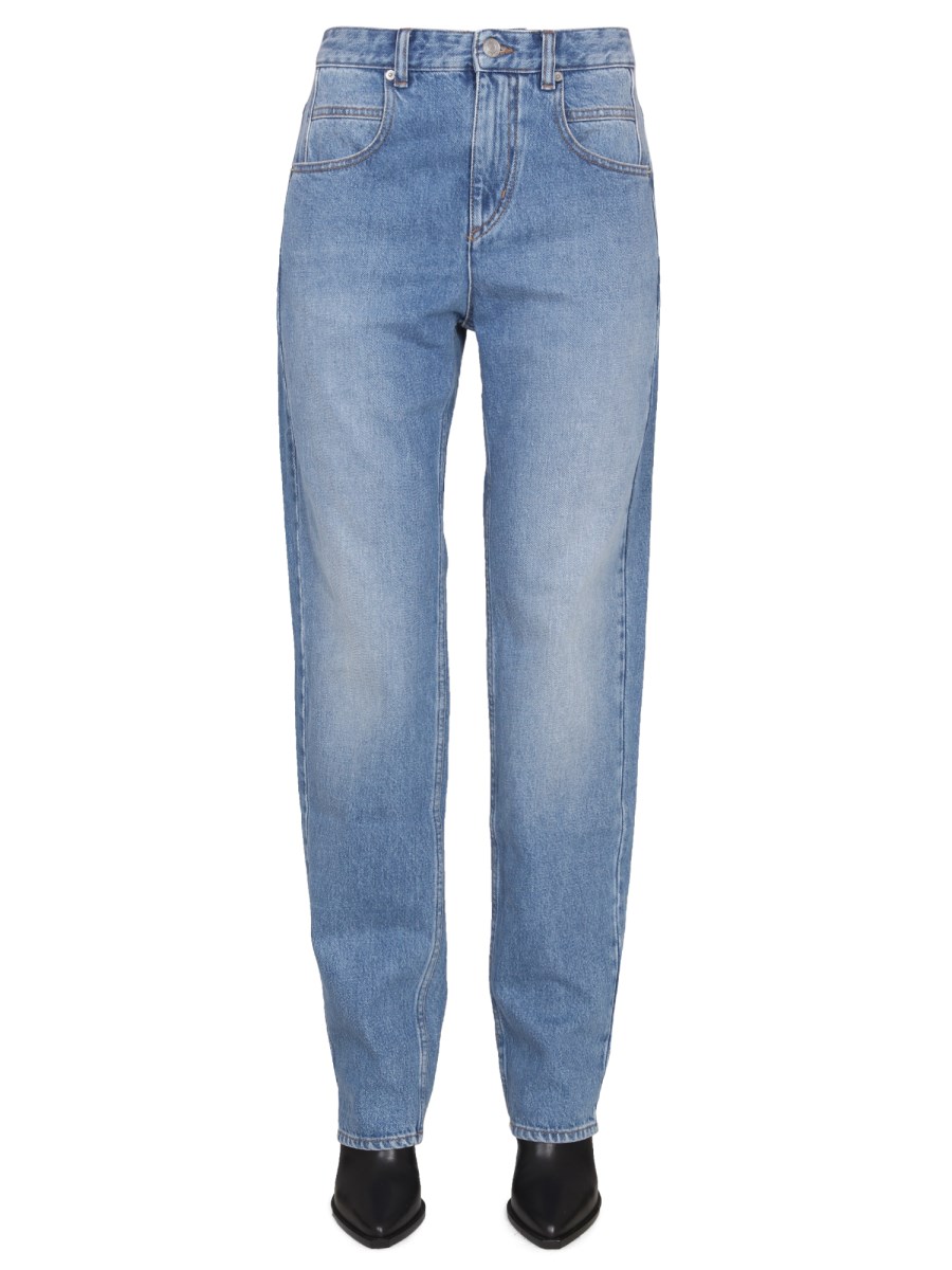 MARANT ÉTOILE    COTTON DENIM VENDELIA JEANS