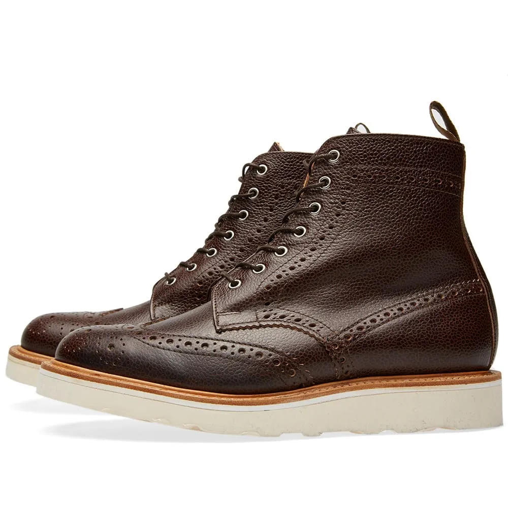 Mark McNairy Country Brogue BootWalnut Army Grain