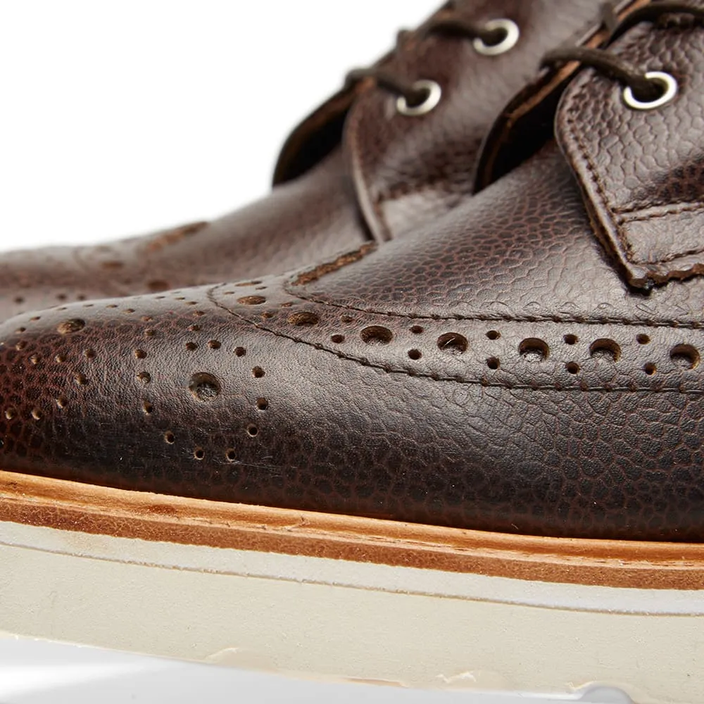 Mark McNairy Country Brogue BootWalnut Army Grain