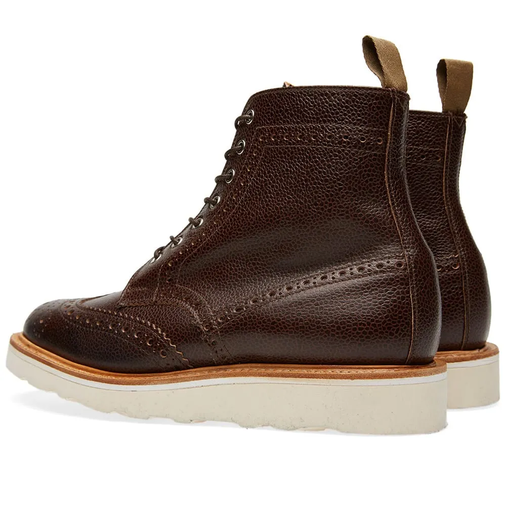 Mark McNairy Country Brogue BootWalnut Army Grain