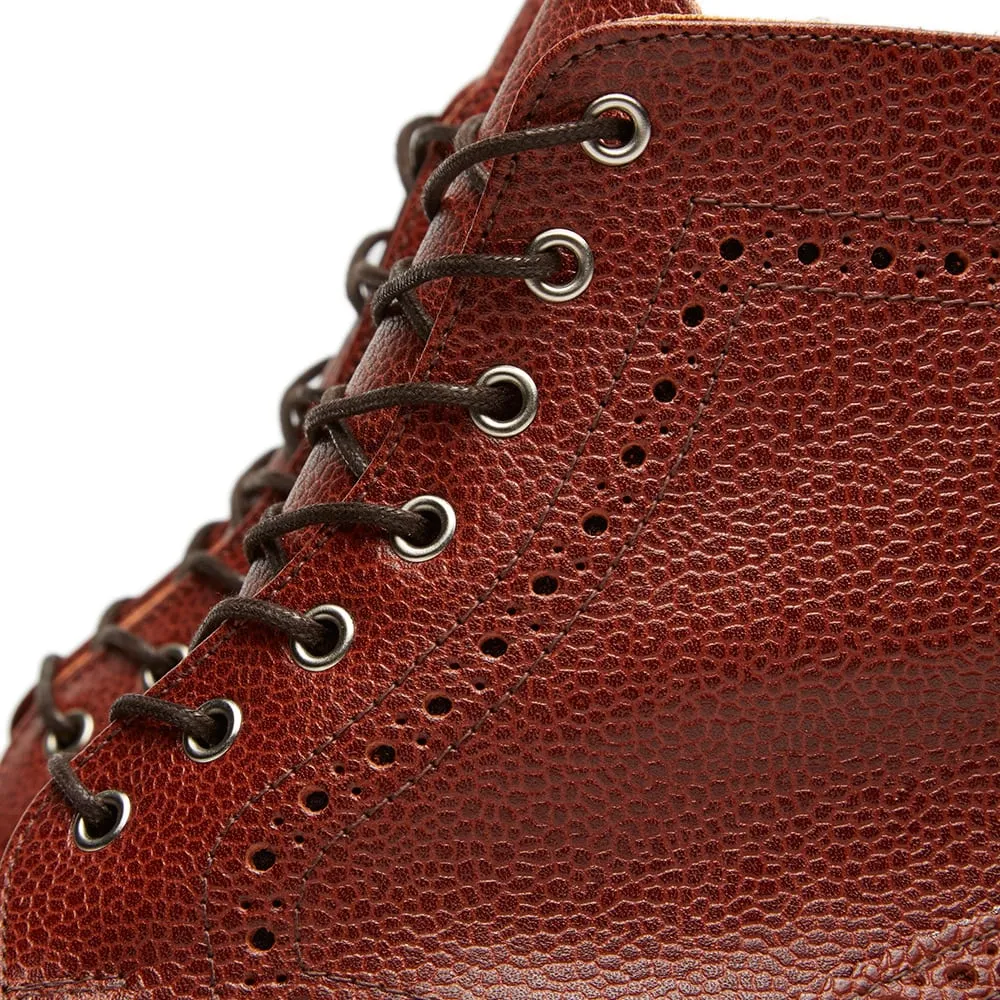 Mark McNairy Golden Tan Brogue Boot - Army Grain