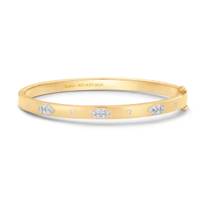 Marquise Cuff Bangle - Reverie Collection