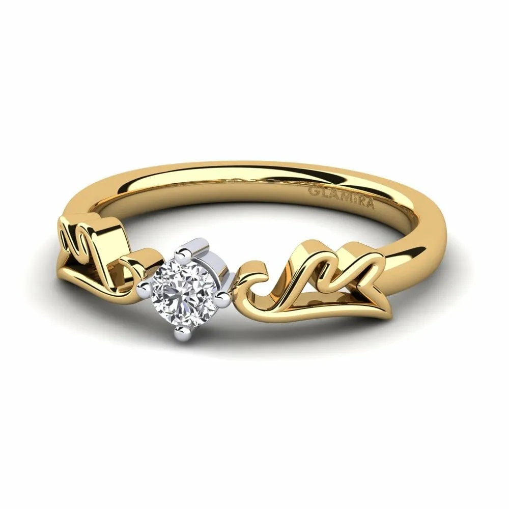 Maya engagement ring 0.16 ct